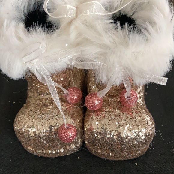 ASHLAND GLITTER BOOTS ORNAMENT SET OF 4 NWT - Picture 3 of 8